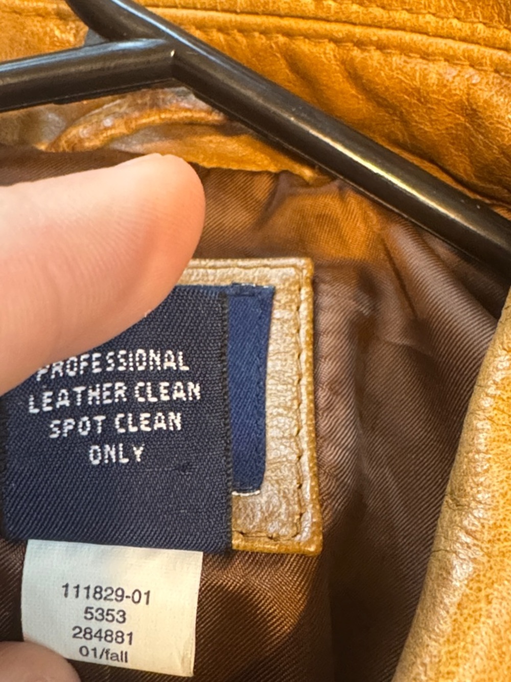 Stunning Vintage 2001 Gap Leather Trench Coat - Picture 11 of 11